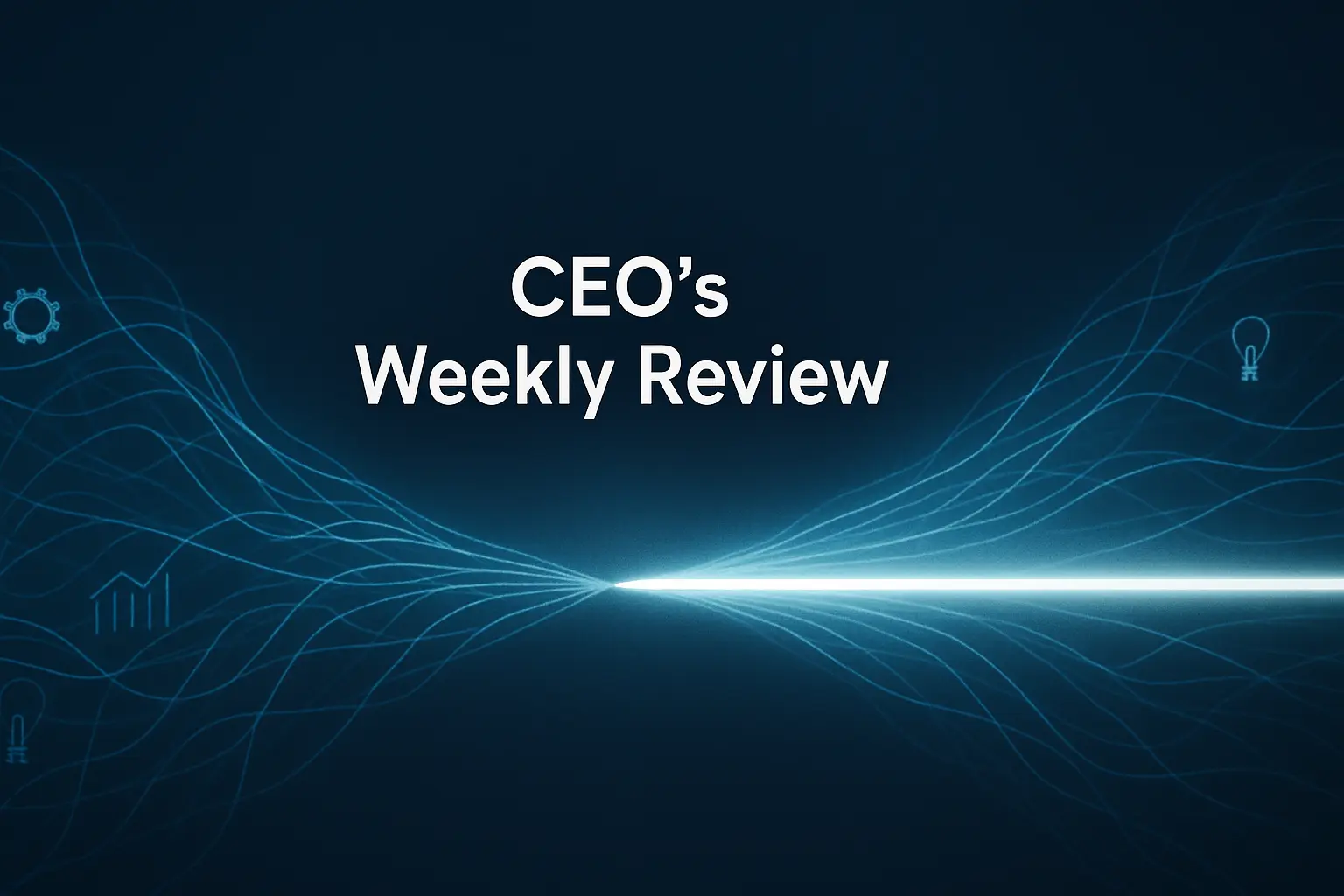How a CEO's Weekly Review Synchronizes Multiple Ventures